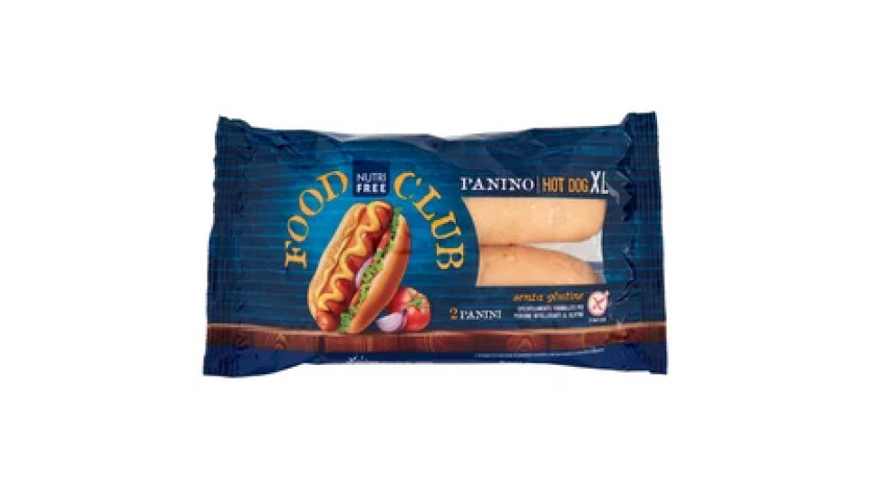 Nutrifree Food Club Panino Hot Dog XL senza glutine 130 g