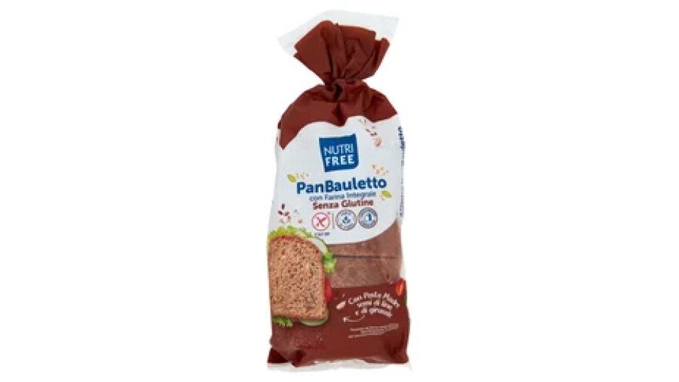 Nutrifree PanBauletto con Farina Integrale Senza Glutine 300 g