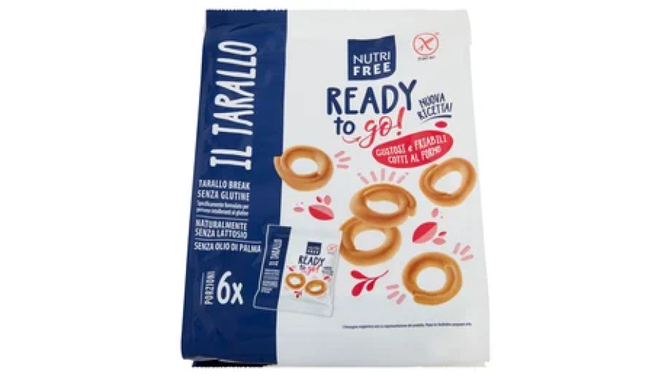 Nutrifree Ready to go! Il Tarallo 6 Porzioni 180 g