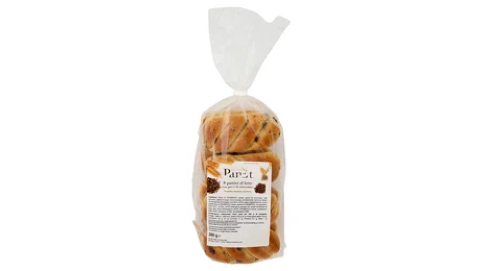 PanEt 8 panini al latte con gocce di cioccolato 280 g