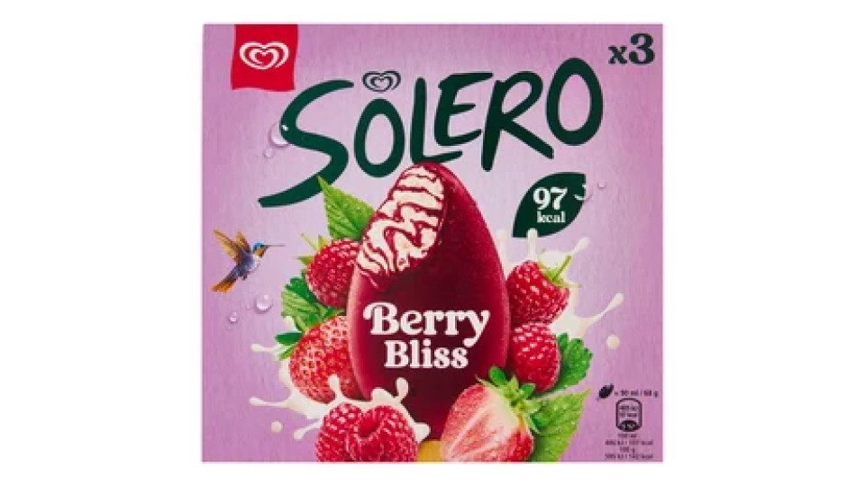 Solero Berry Bliss 3 Gelati 204 g