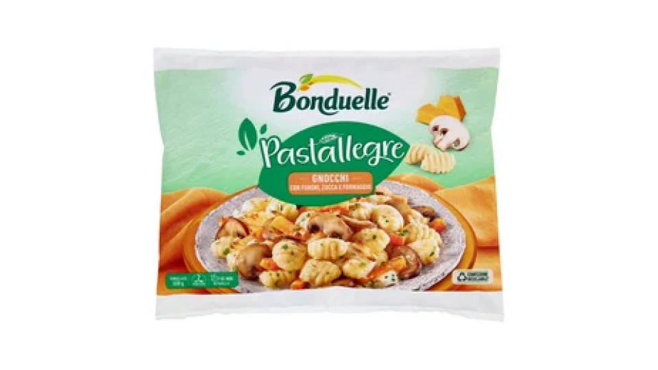 Bonduelle Pastallegre Gnocchi con Funghi, Zucca e Formaggio Surgelato 550 g