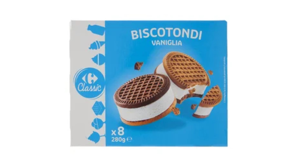 Carrefour Classic Biscotondi Vaniglia 8 x 35 g