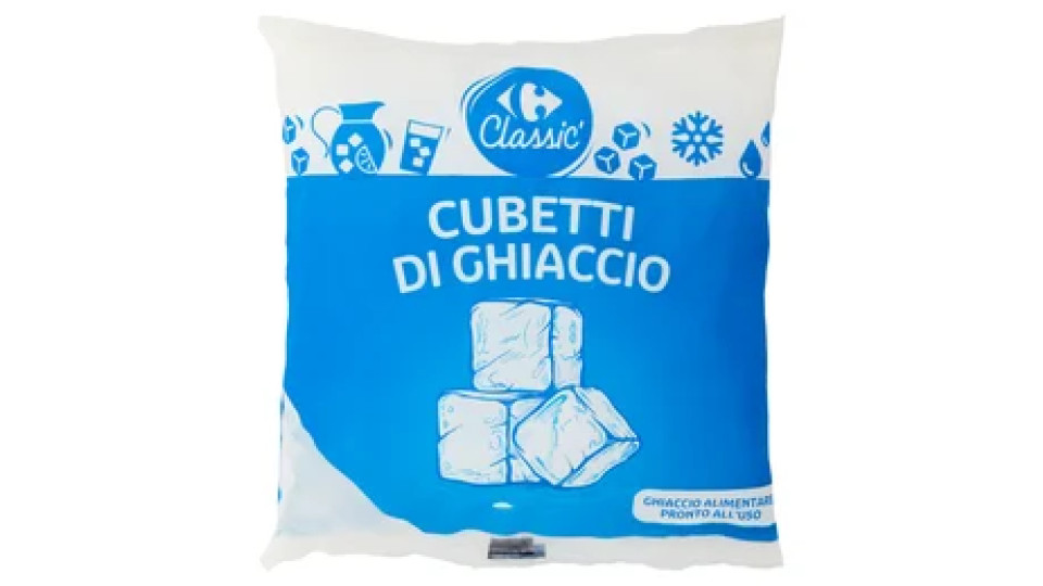 Carrefour Classic Cubetti di Ghiaccio 1,25 Kg