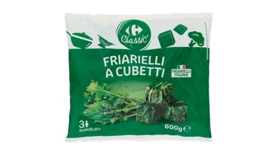 Carrefour Classic Friarielli a Cubetti Surgelati 600 g
