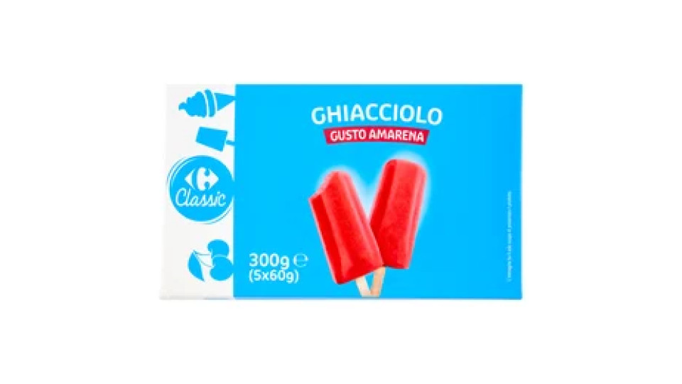 Carrefour Classic Ghiacciolo Gusto Amarena 6 x 50 g