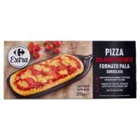 Carrefour Extra Pizza Salame Piccante Formato Pala Surgelata 215 g