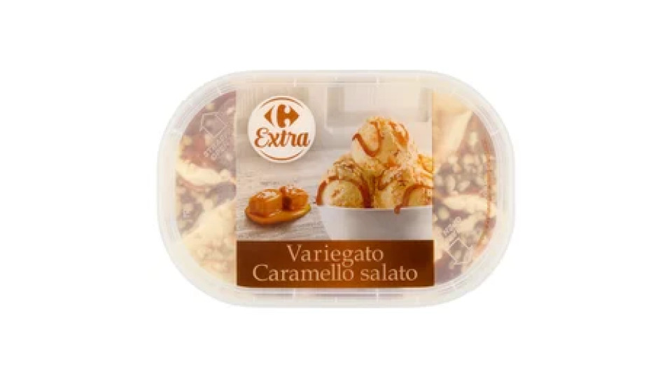Carrefour Extra Variegato Caramello salato 500 g