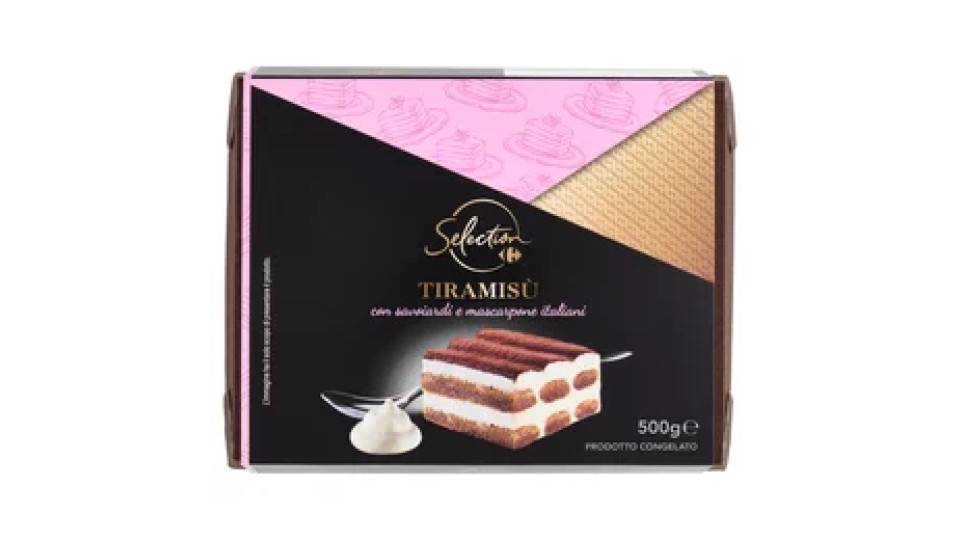 Carrefour Selection Tiramisù Prodotto Congelato 500 g