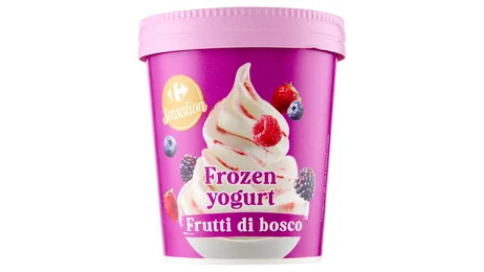 Carrefour Sensation Frozen yogurt Frutti di bosco 300 g