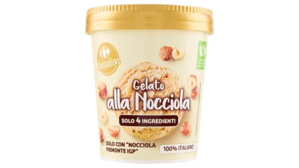 Carrefour Sensation Gelato alla Nocciola 300 g