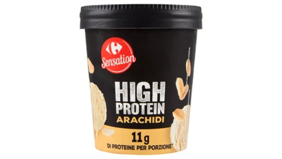 Carrefour Sensation High Protein Gelato Arachidi 320 g