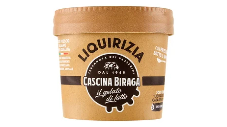 Cascina Biraga Liquirizia il gelato di latte 90 g