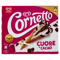 Cornetto Cuore di Cacao 6 x 60 g