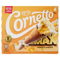 Cornetto Algida Max Mango & Vaniglia 6 Gelati 390 g
