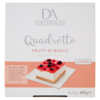 Dolcerialba Quadrotto Frutti di Bosco 2 x 340 g