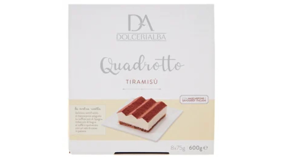 Dolcerialba Quadrotto Tiramisù 2 x 300 g