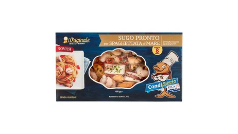 Esca Condipresto Sugo Pronto per Spaghettata di Mare 400 g