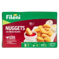Fileni Nuggets con filetto di pollo Surgelato 250 g