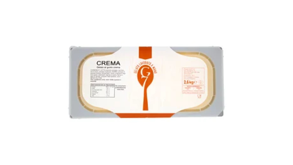 G7 Gelato al gusto crema 2,6 kg