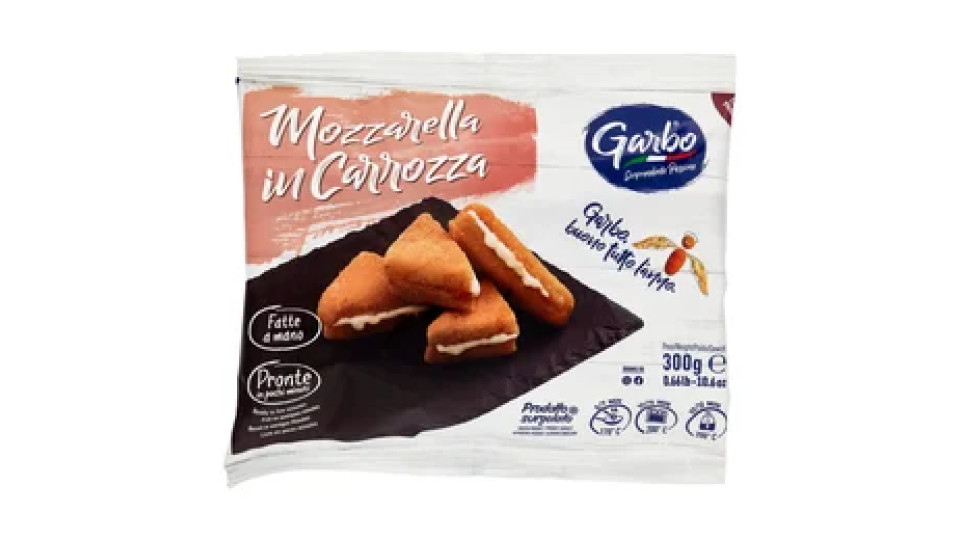 Garbo Linea Panati Mozzarella in Carrozza Prodotto surgelato 300 g