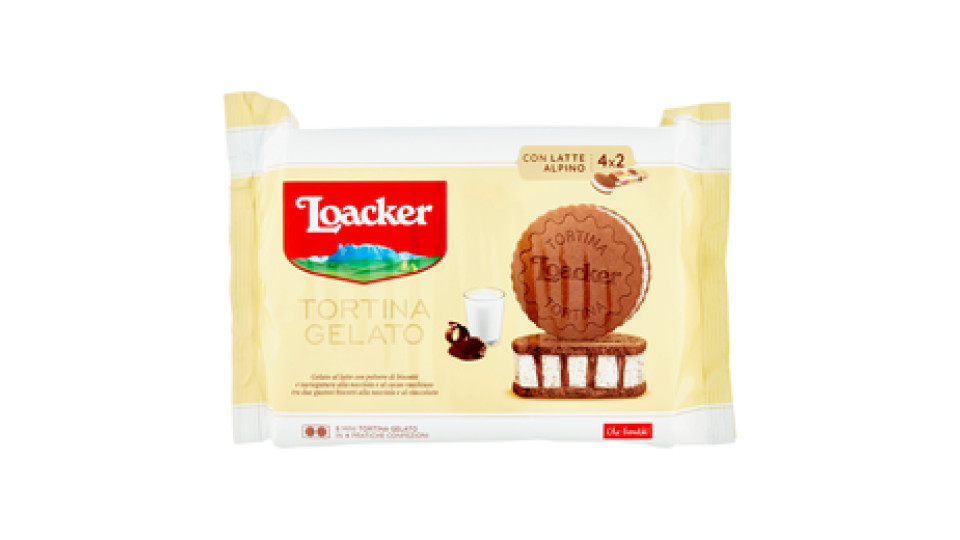 Loacker Tortina Gelato 4 x 66 g