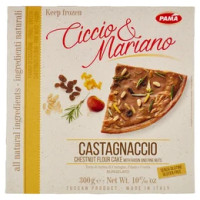 Pama Ciccio & Mariano Castagnaccio Torta di farina di Castagne, Pinoli e Uvetta Surgelato 300 g