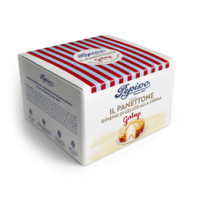 Panettone ripieno di gelato alla crema