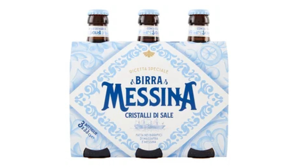 Birra Messina Cristalli di Sale 3 x 33 cl