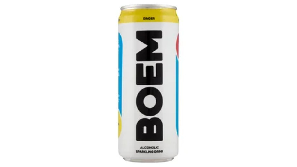 Boem Alcoholic Sparkling Drink Ginger 330 ml