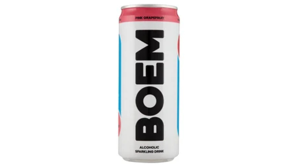 Boem Alcoholic Sparkling Drink Pink Grapefruit 330 ml