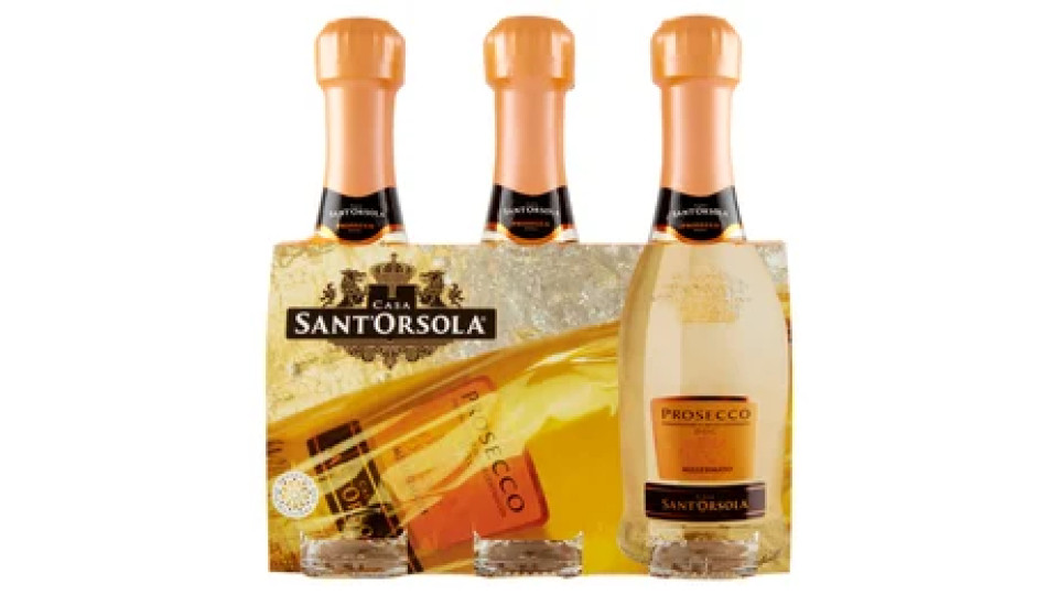 Casa Sant'Orsola Prosecco D.O.C. Millesimato 3 x 200 ML