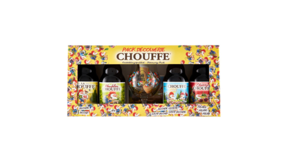 Chouffe Discovery Pack la Chouffe, Houblon Chouffe, Chouffe Soleil, Cherry Chouffe 4 x 330 ml