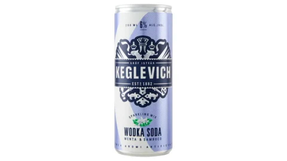 Keglevich Wodka Soda Menta & Sambuco 250 ML