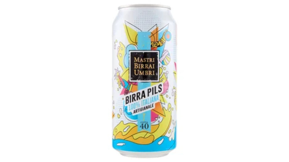 Mastri Birrai Umbri Birra Pils 100% Italiana Artigianale Cotta 40 440 ml