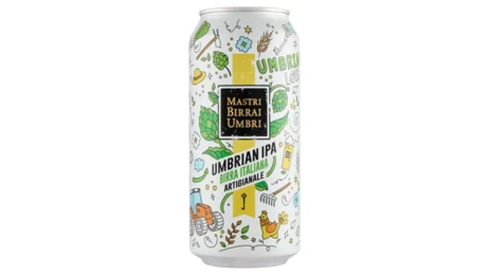Mastri Birrai Umbri Umbrian IPA Birra Italiana Artigianale 440 ml
