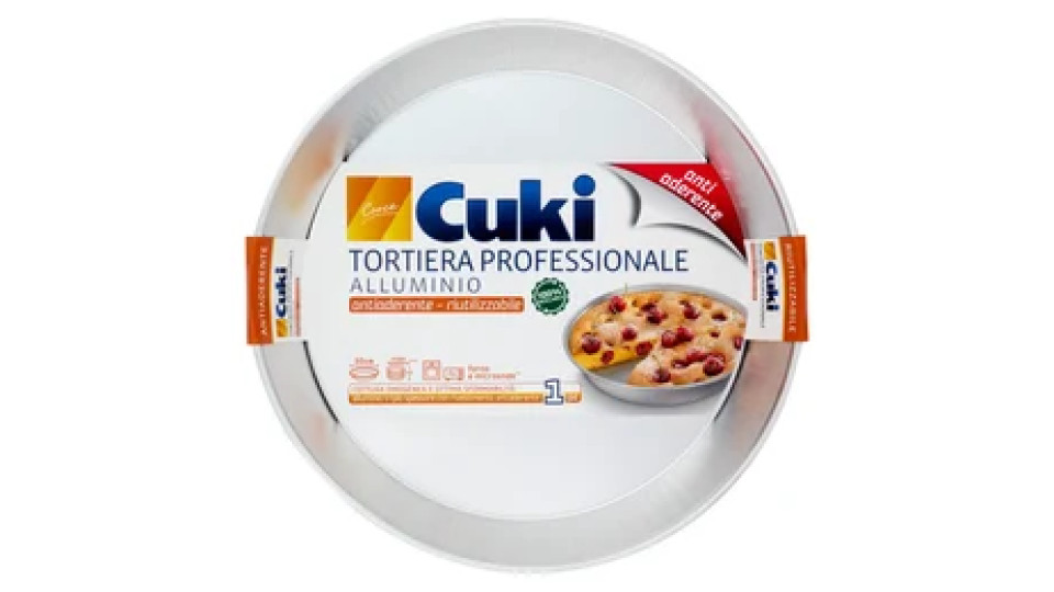 Cuki Cuoce Tortiera Professionale Alluminio 30 cm 1 pz