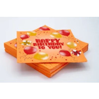 20 tovaglioli 33x33 3 veli Happy Birthday