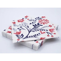 20 tovaglioli 33x33 3 veli Scandi Floral