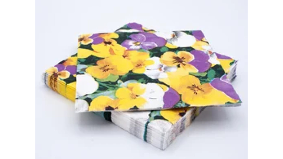 20 tovaglioli 33x33 3 veli Violette