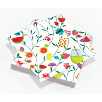 20 tovaglioli 33x33 cm 3 veli Let's Blossom