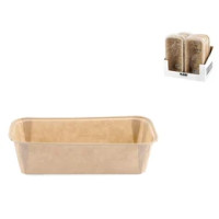 4 stampi gold rettangolari 22X9X6