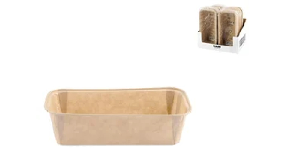 4 stampi gold rettangolari 22X9X6