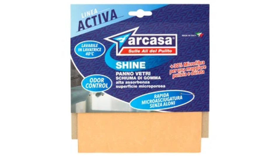 arcasa Linea Activa Shine Panno Vetri Shiuma di Gomma