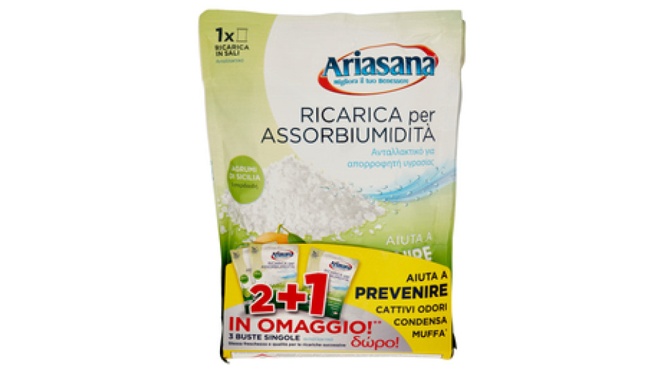 ARIASANA Ricarica Agrumi di Sicilia 2+1 busta 450 g