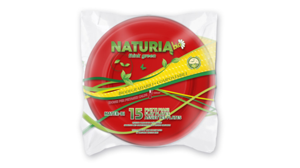 Aristea 15 Piatti mm220 Piani Rossi Mater-Bi
