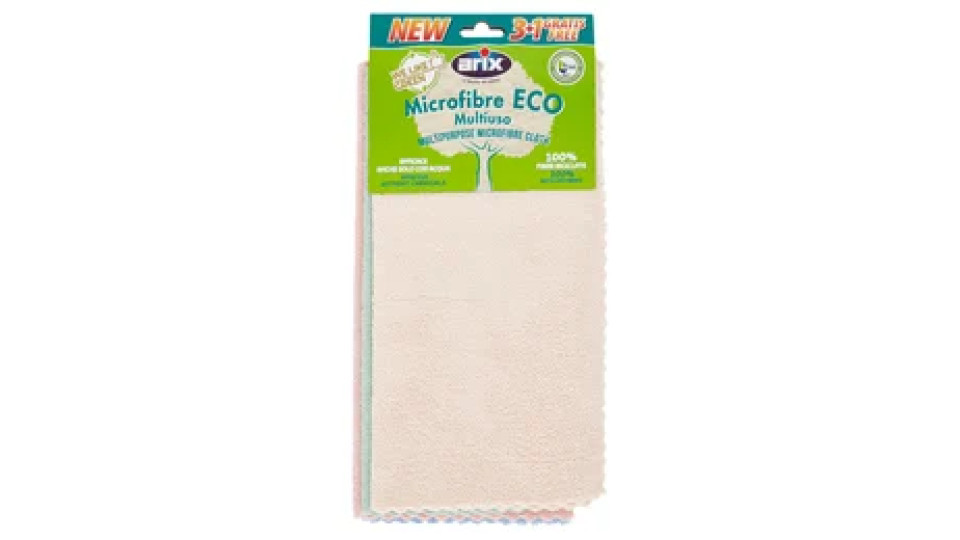 arix We Like Green Microfibre Eco Multiuso 3+1 Gratis