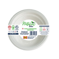 BIBO 25 Scodelle In Polpa Di Cellulosa Biodegradabili E Compostabili