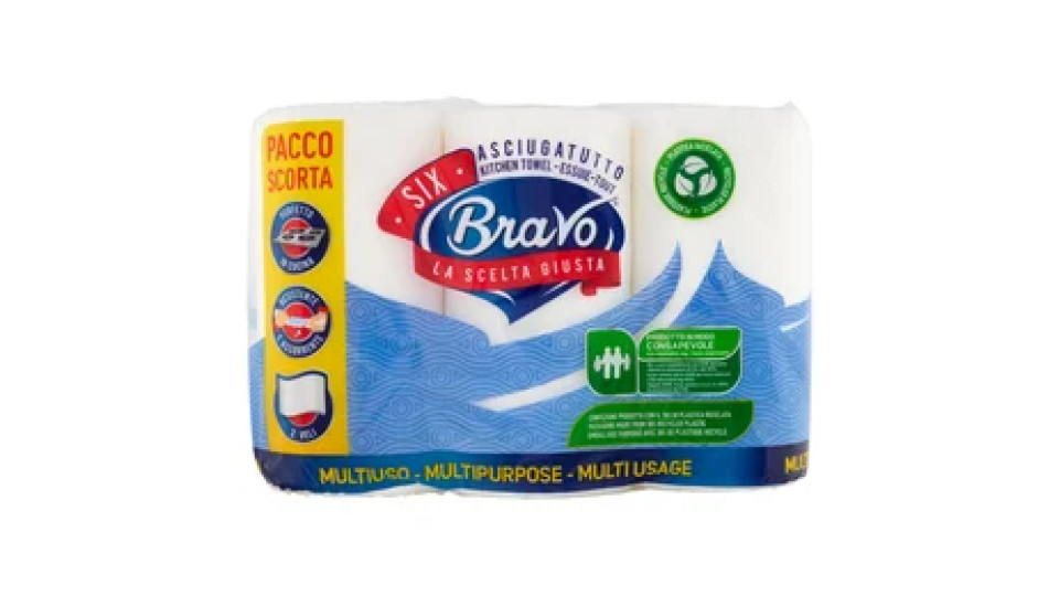 Bravo Six Asciugatutto 6 pz