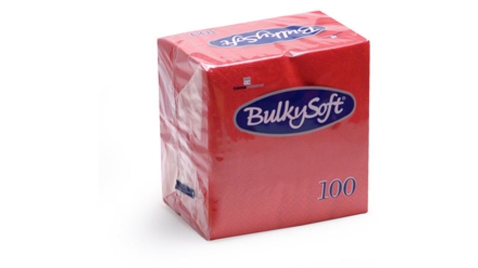 BulkySoft Tovagliolo 2 veli Rosso